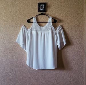 Drop sleeve women's blouse